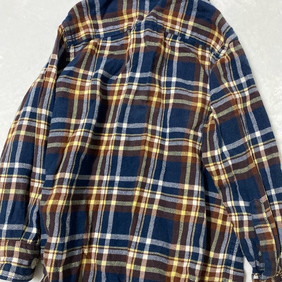 UNIQLO Boys’ Plaid Long-sleeve Button Up Shirt - Picture 4 of 10